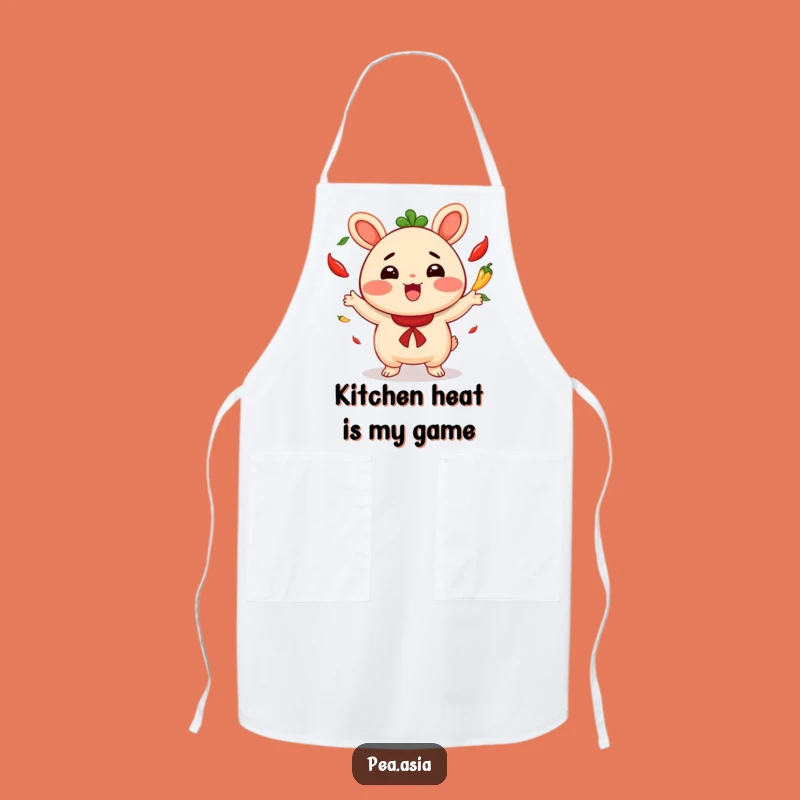 Funny Bao Bun Apron: Cheerful Chef for Spicy Kitchen Fun