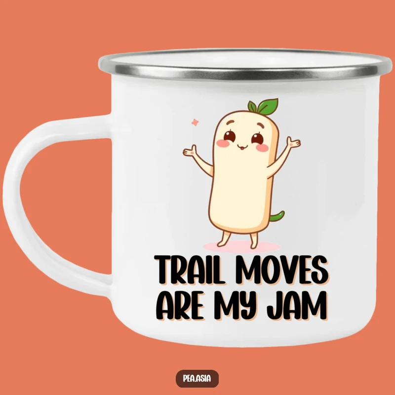 Funny Spring Roll Camping Mug: Graceful Dancer for Outdoor Joy