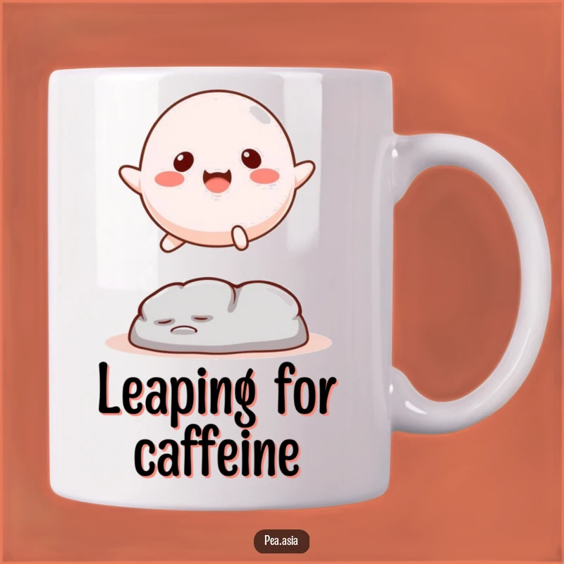 Funny Mochi Mug: Leaping Dessert Humor, Perfect Funny Gift for Sweet Treat Lovers