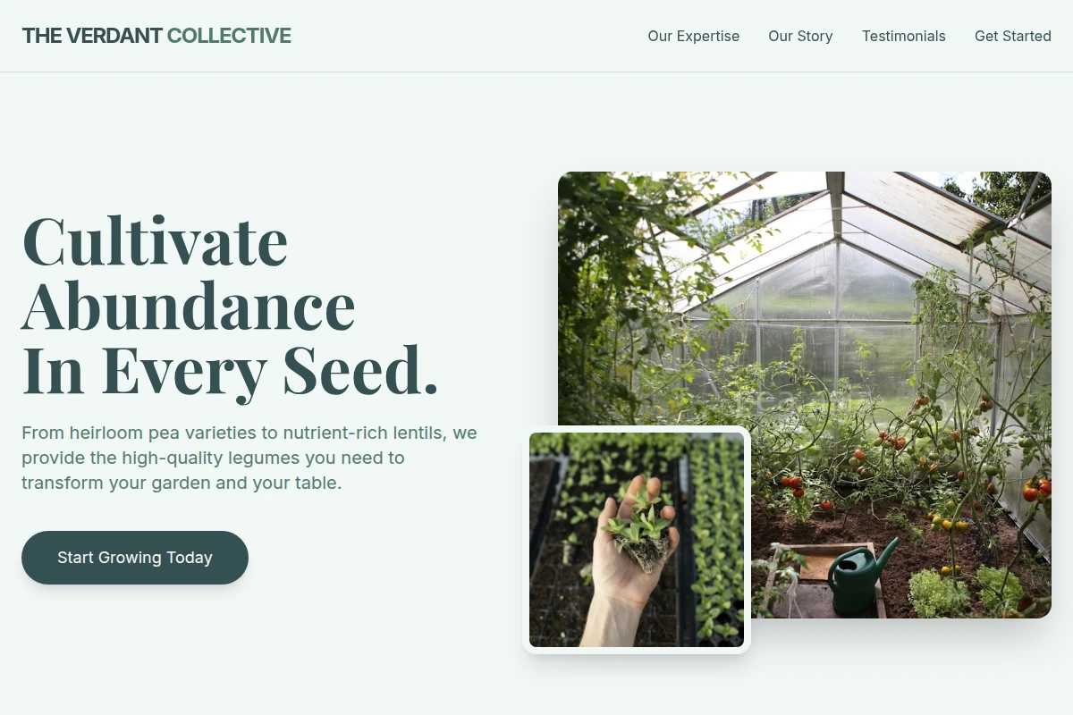 Legume Greenhouse