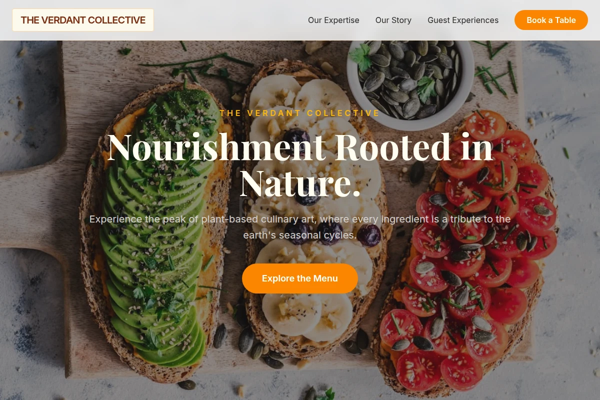 Earthy Vegan Food