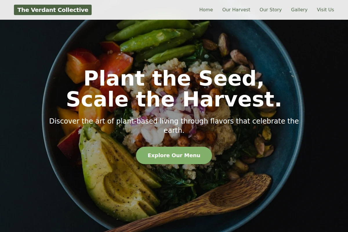 Verdant Vegan Food