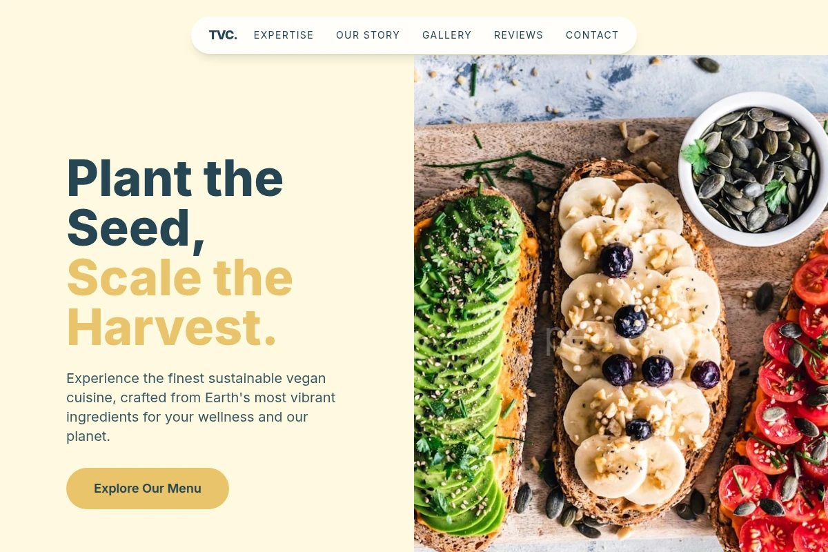 Sustainable Vegan Food