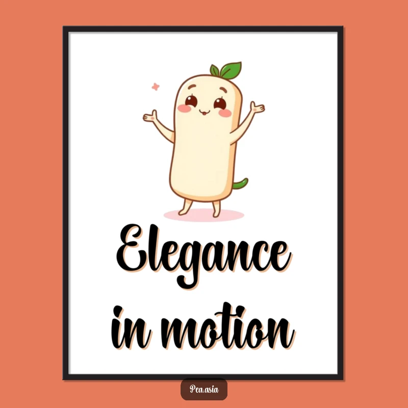 Funny Spring Roll Digital Art: Instant Graceful Decor