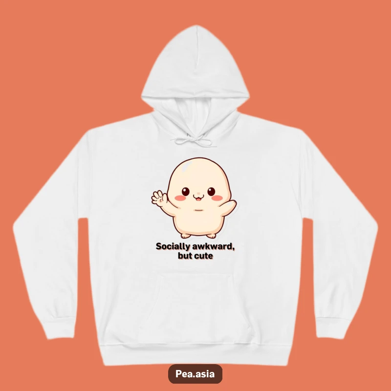 Funny Shy Dumpling Hoodie: Cozy & Cute Introvert Apparel for Chilly Days