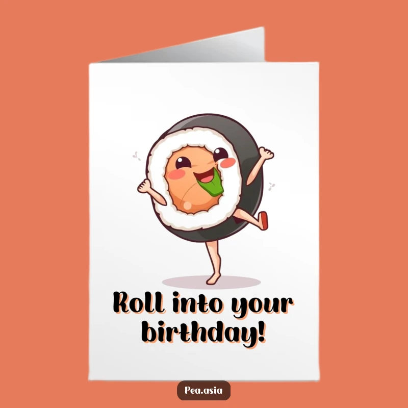 Funny Sushi Birthday Card! Free Printable Kickin' Fun You Can Print