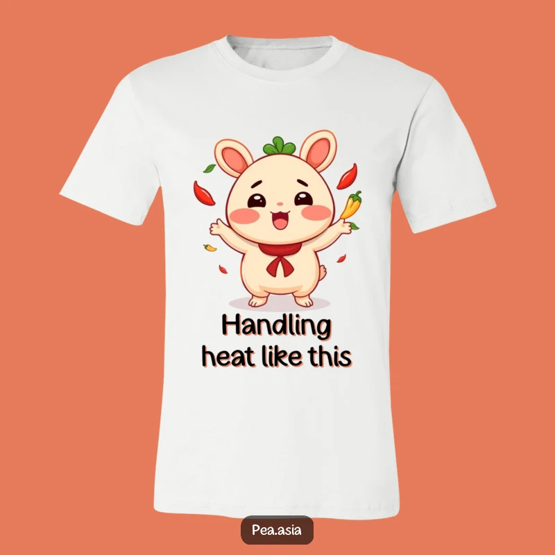 Funny Bao Bun T-Shirt: Cheerful Chili Juggler Tee for Fun Lovers