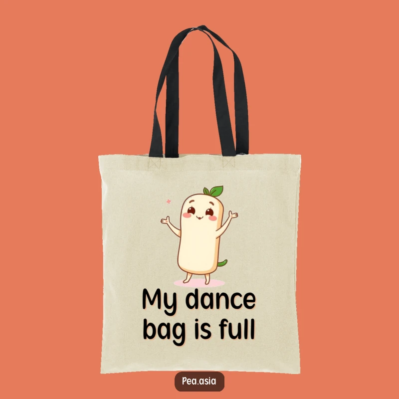 Funny Spring Roll Tote Bag: Delightful Dancer for Everyday Errands
